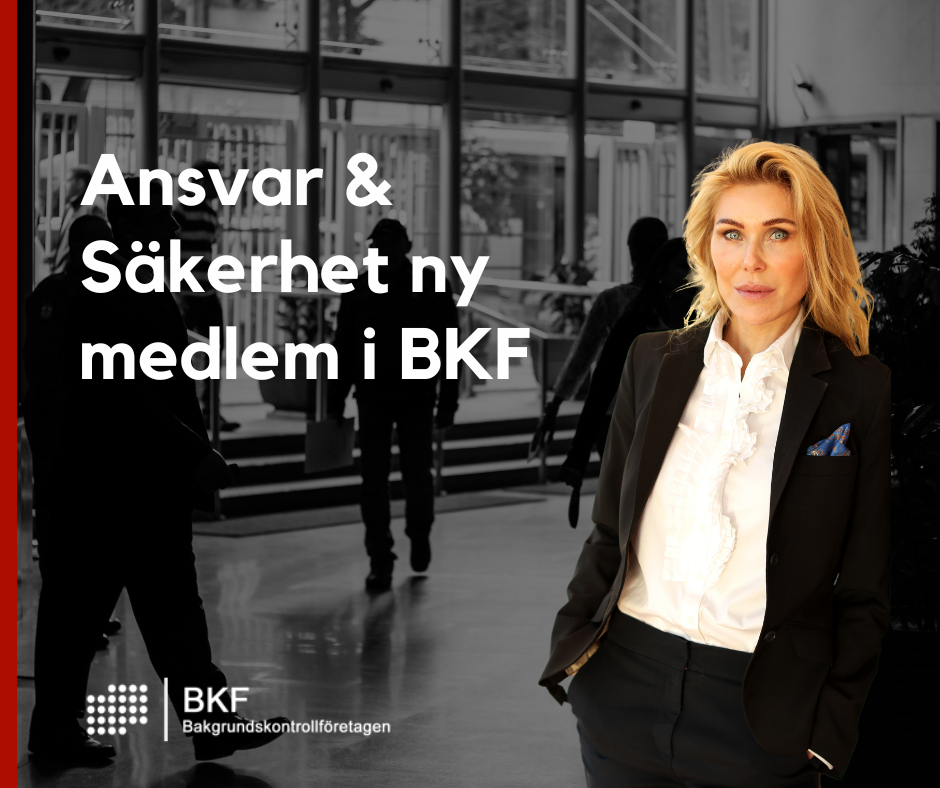 Ansvar & Säkerhet ny medlem